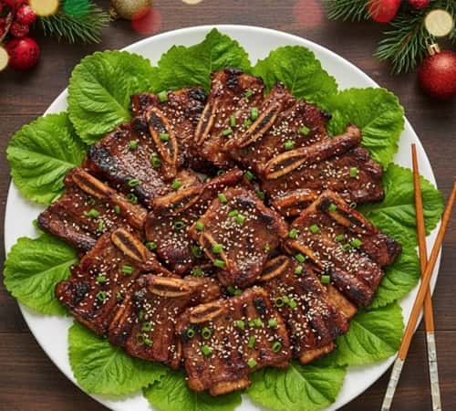 6. Korean BBQ Short Ribs (Galbi-Style Christmas Twist)