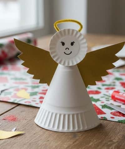 6. Paper Plate Angel