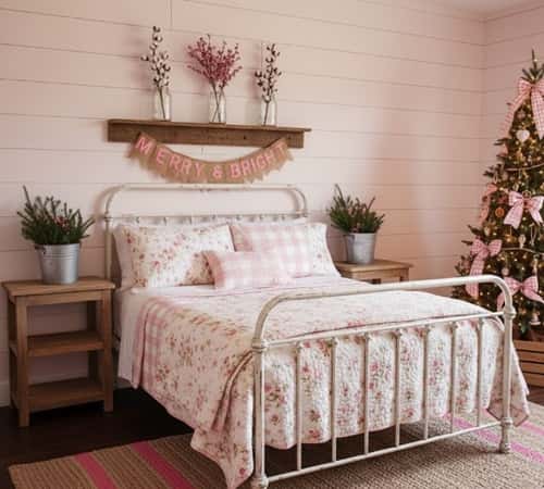 6. Rustic Farmhouse Pink Revival