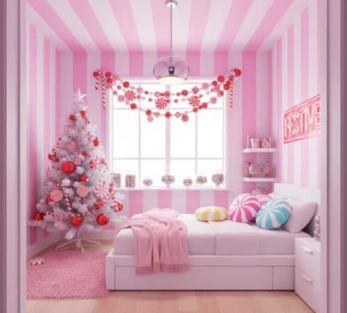 7. Candy Cane Sweet Shop