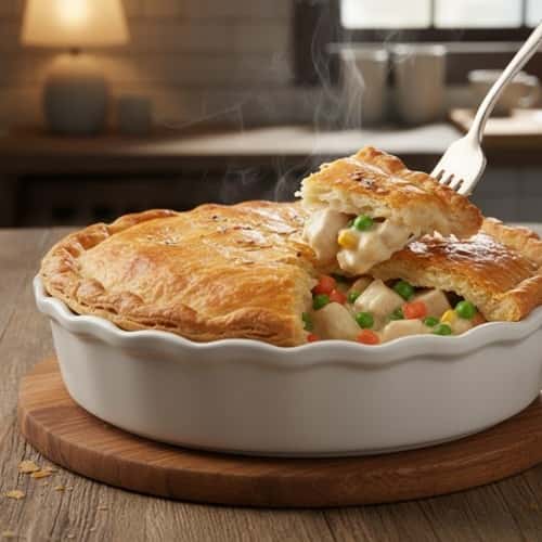7. Chicken Pot Pie with Puff Pastry Crust