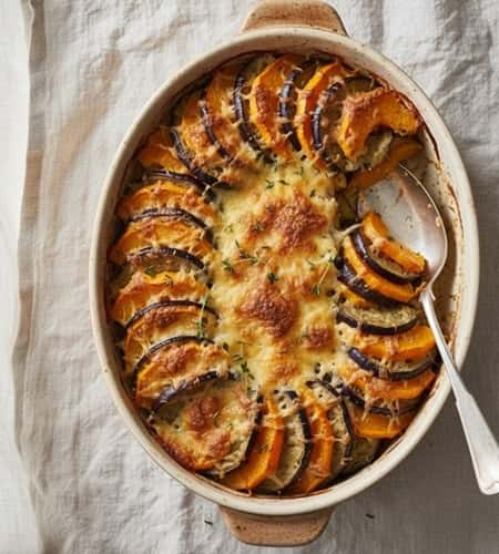 7. Eggplant and Butternut Squash Gratin