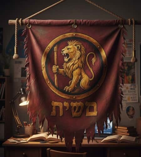 7. Judah Maccabee Warrior Banner Tapestry