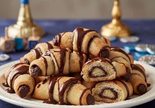 7. Rugelach With Chocolate Filling