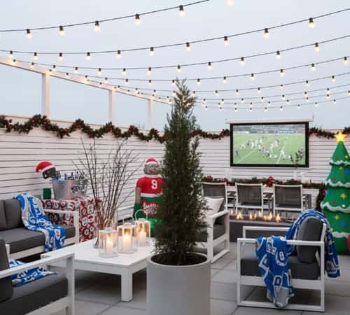 7. The Sports Fan's Christmas Haven