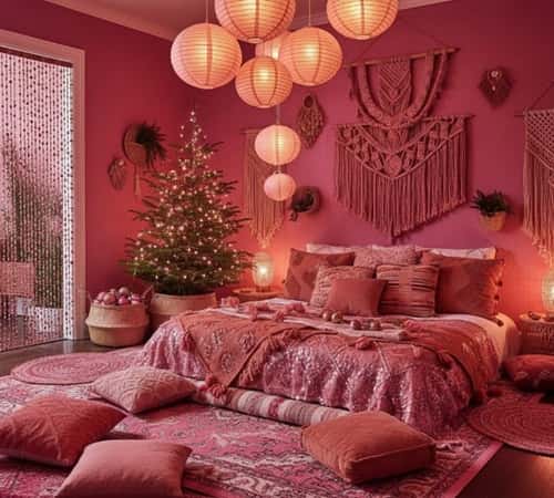 8. Bohemian Pink Oasis