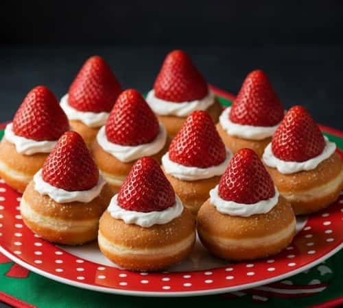 8. Elf Hat Cupcake Toppers