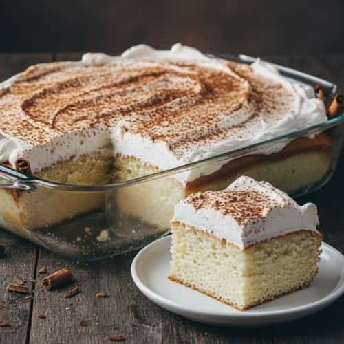 8. Horchata Poke Cake