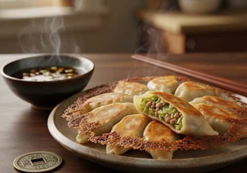 8. Lucky Coin Dumplings