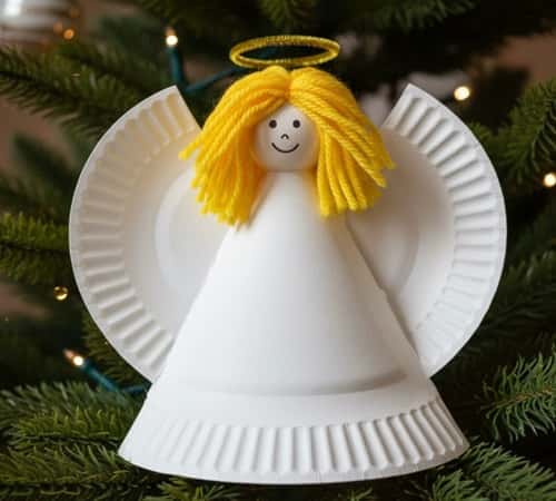 8. Paper Plate Angel Assembly