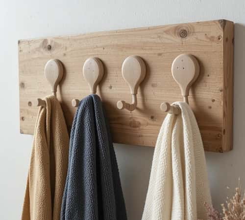 9. Clay Wall Hooks
