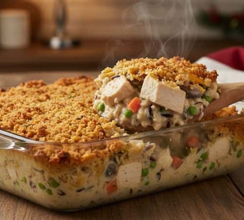 9. Creamy Chicken and Wild Rice Casserole