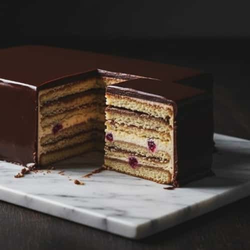 9. Earl Grey Cranberry Opera Cake
