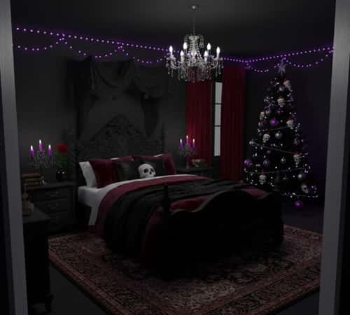 9. Gothic Christmas Manor