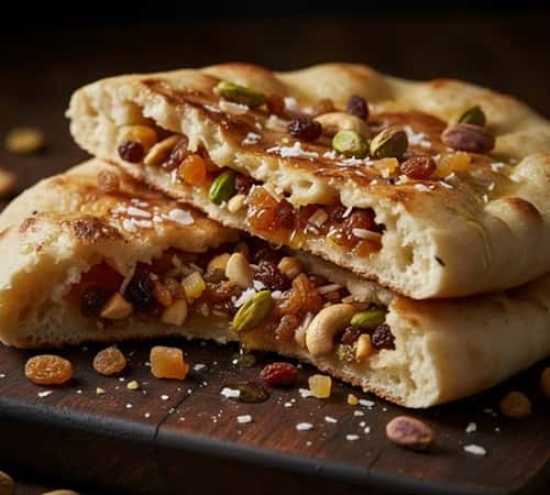 9. Peshawari Naan with Dried Fruits