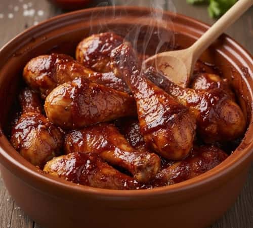 9. Slow Cooker BBQ Chicken Drumsticks