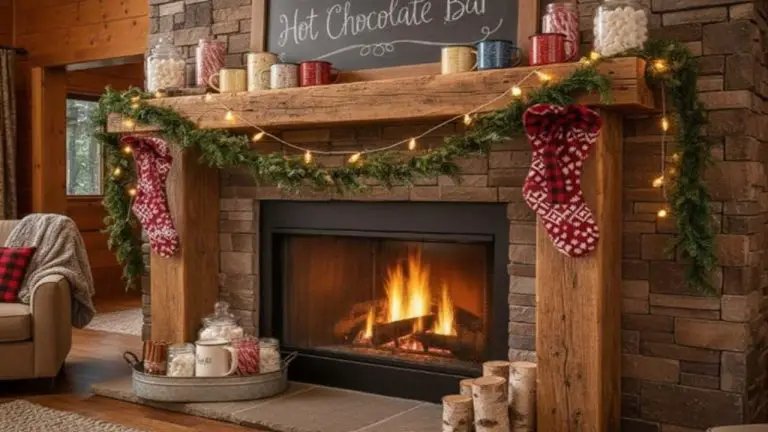 Christmas Mantel Ideas - featured