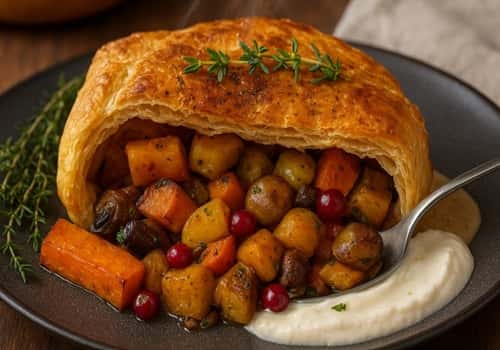 Roasted Vegetable Pot Pie Recipe - completed