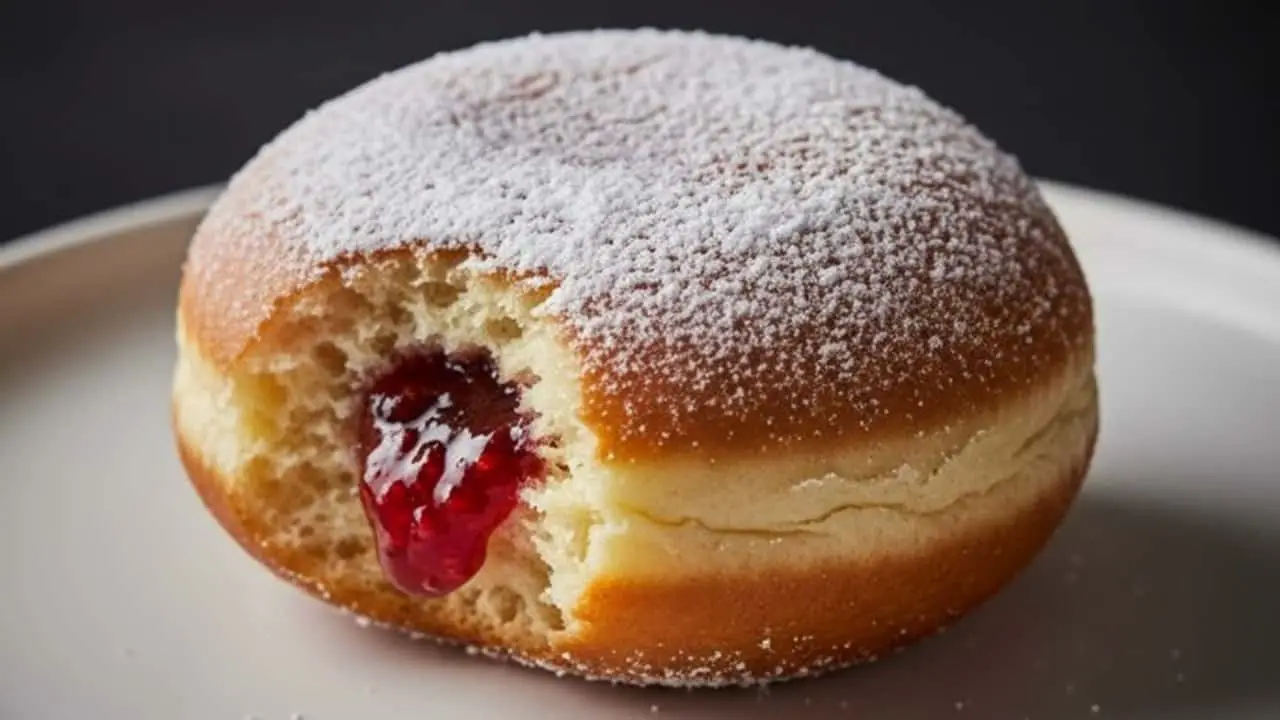 Sufganiyot Jewish Dessert For Hanukkah - featured