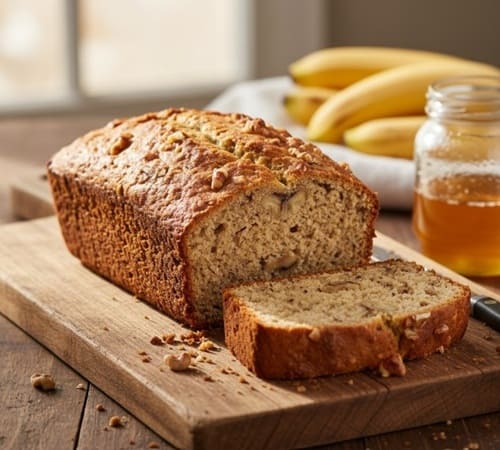 1) One-Bowl Whole-Wheat Banana Bread