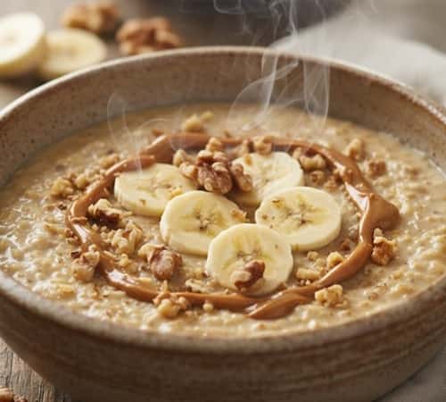 1. Creamy Banana Oat Pudding