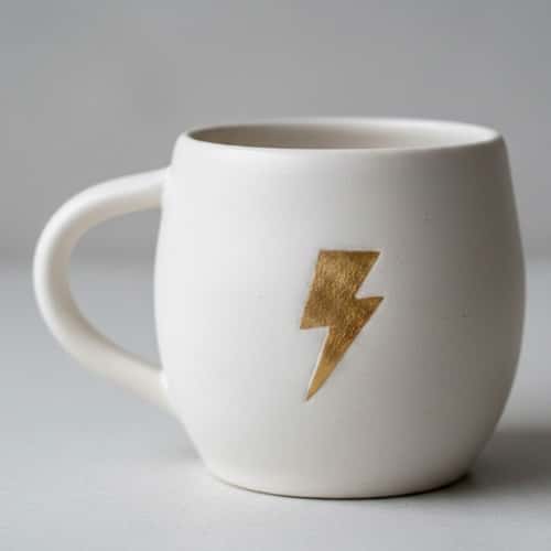 1. Minimalist Harry Potter Lightning Mug
