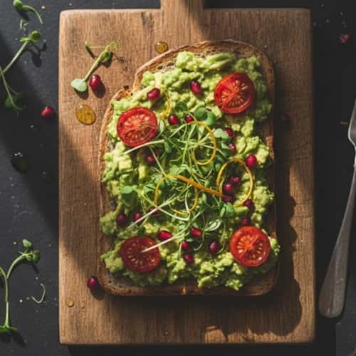 1. Sparkling Citrus Avocado Toast