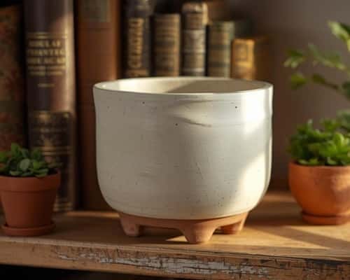 1. Speckled Minimalist Pot