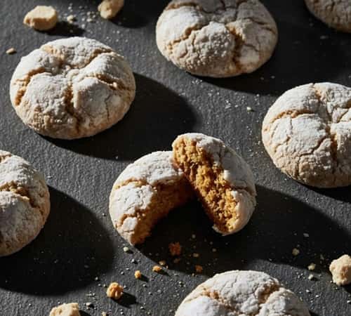 1. Tahini Halva Crinkle Cookies