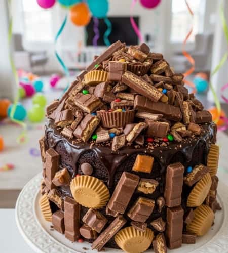 1. The 'Deconstructed Candy Bar' Cake
