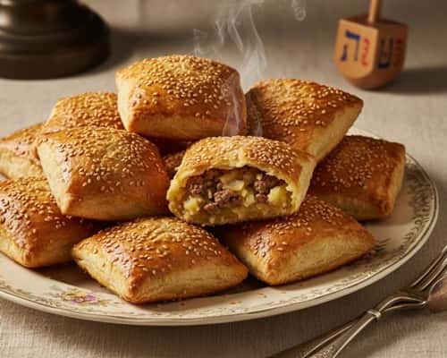 10. Beef and Caramelized Onion Knishes (The Crowd-Pleaser)