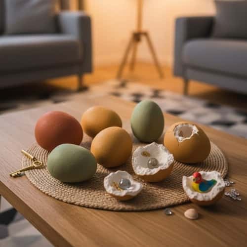 10. Cornstarch Clay Treasure Stones