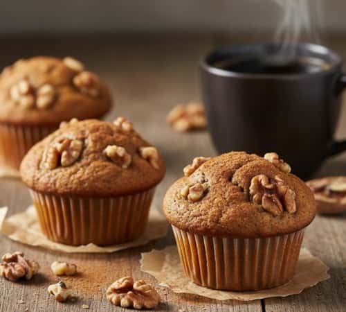 10. Spiced Walnut Banana Muffins