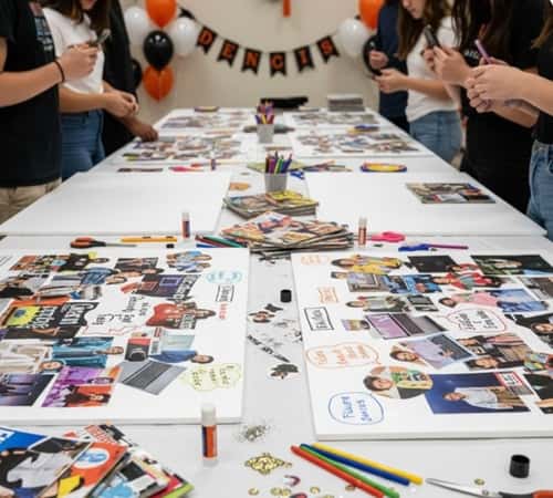10. The 'Road Ahead' Vision Board Station