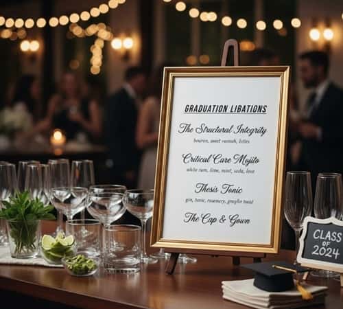 11. Academic Achievement Cocktails or Mocktails Bar