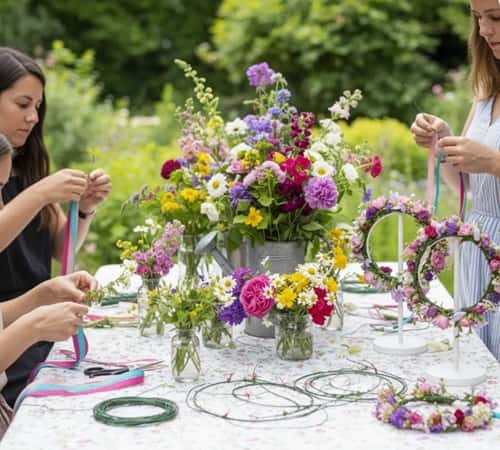 11. Flower Crown Making Garden Party