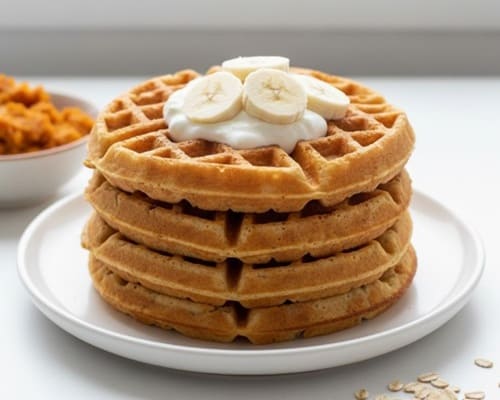 12) Banana Sweet Potato Waffles