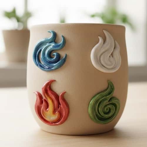 12. Avatar - The Last Airbender Element Swirl Mug