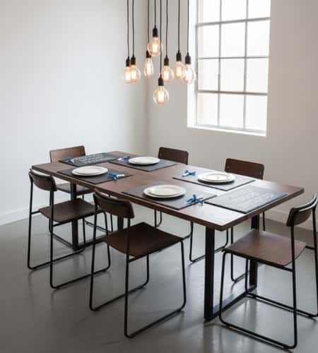 12. The Slate and Chalk Message Placemats