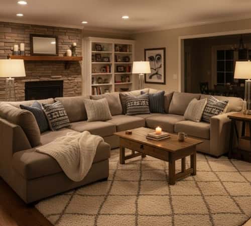 15. Sweater Sleeve Pillow Covers in Blue