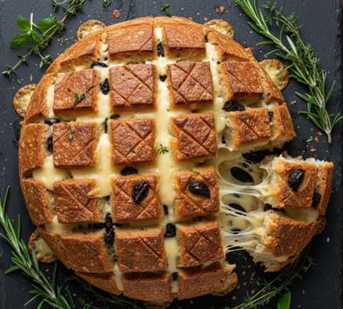 2. Black Garlic and Gruyere Pull-Apart