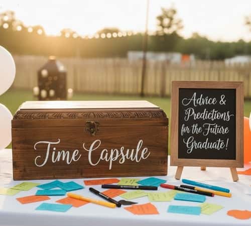 2. The Time Capsule Guest Book Station