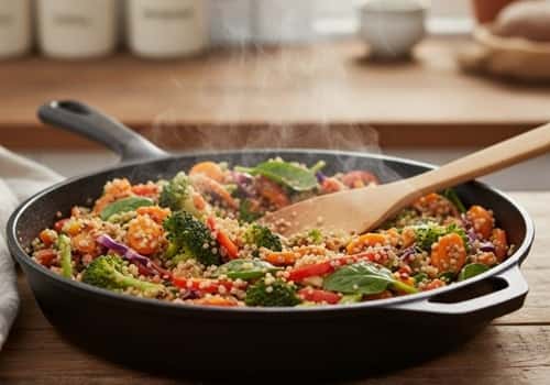 2. Veggie-Loaded Quinoa Stir-Fry