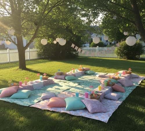 3. Backyard Picnic-Mat Party