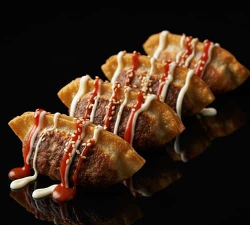 3. 'Good Fortune' Spicy Korean Beef Bites (Mandu-Style)