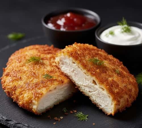 3. Latke-Crusted Chicken Schnitzel
