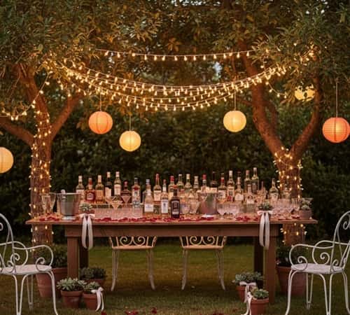 3. Midnight Garden Cocktail Soiree