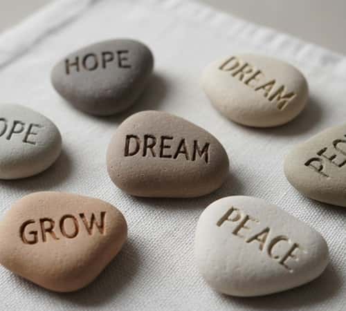 3. Pocket-Sized Inspiration Pebbles