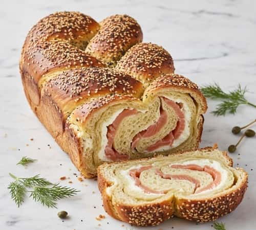 3. Smoked Salmon and Dill Babka