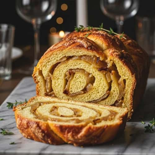 4. Caramelized Onion and Gruyere Babka